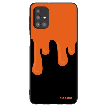 Hülle für Samsung Galaxy M31s - Orange spooky