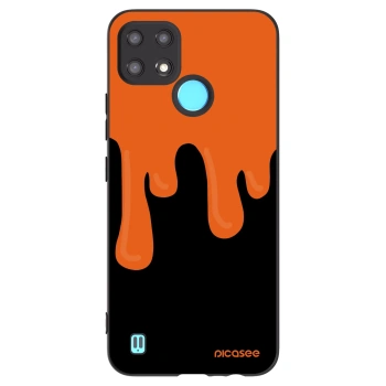 Hülle für Realme C21 - Orange spooky
