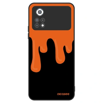 Hülle für Xiaomi Poco X4 Pro 5G - Orange spooky