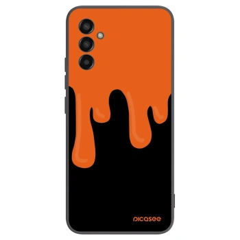 Hülle für Samsung Galaxy M13 M135F - Orange spooky