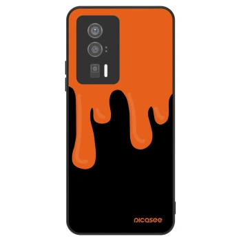 Hülle für Xiaomi Poco F5 Pro 5G - Orange spooky