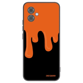 Hülle für Motorola Moto G14 - Orange spooky