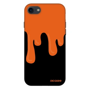 Hülle für Apple iPhone SE 2022 - Orange spooky