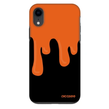 Hülle für Apple iPhone XR - Orange spooky
