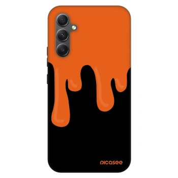 Hülle für Samsung Galaxy A34 5G A346B - Orange spooky