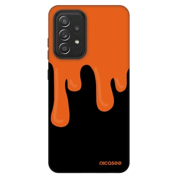 Hülle für Samsung Galaxy A52 5G A525F - Orange spooky