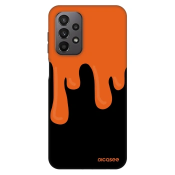 Hülle für Samsung Galaxy A23 A235F 4G - Orange spooky