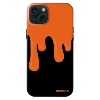 Hülle für Apple iPhone 15 Plus - Orange spooky