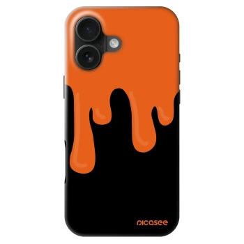 Hülle für Apple iPhone 16 - Orange spooky