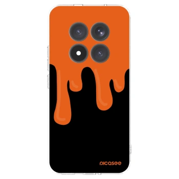 Picasee Xiaomi Redmi Note 15 Pro+ Hülle - Transparentes Silikon - Orange spooky