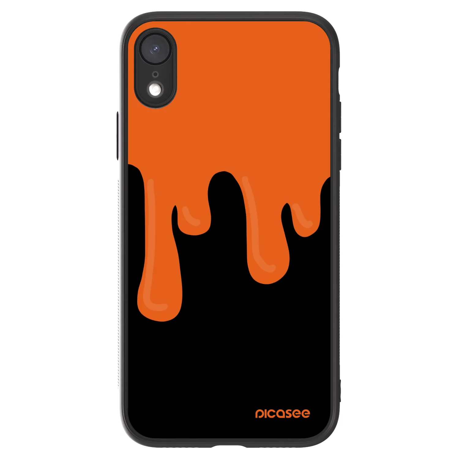 Picasee ULTIMATE CASE für Apple iPhone XR - Orange spooky