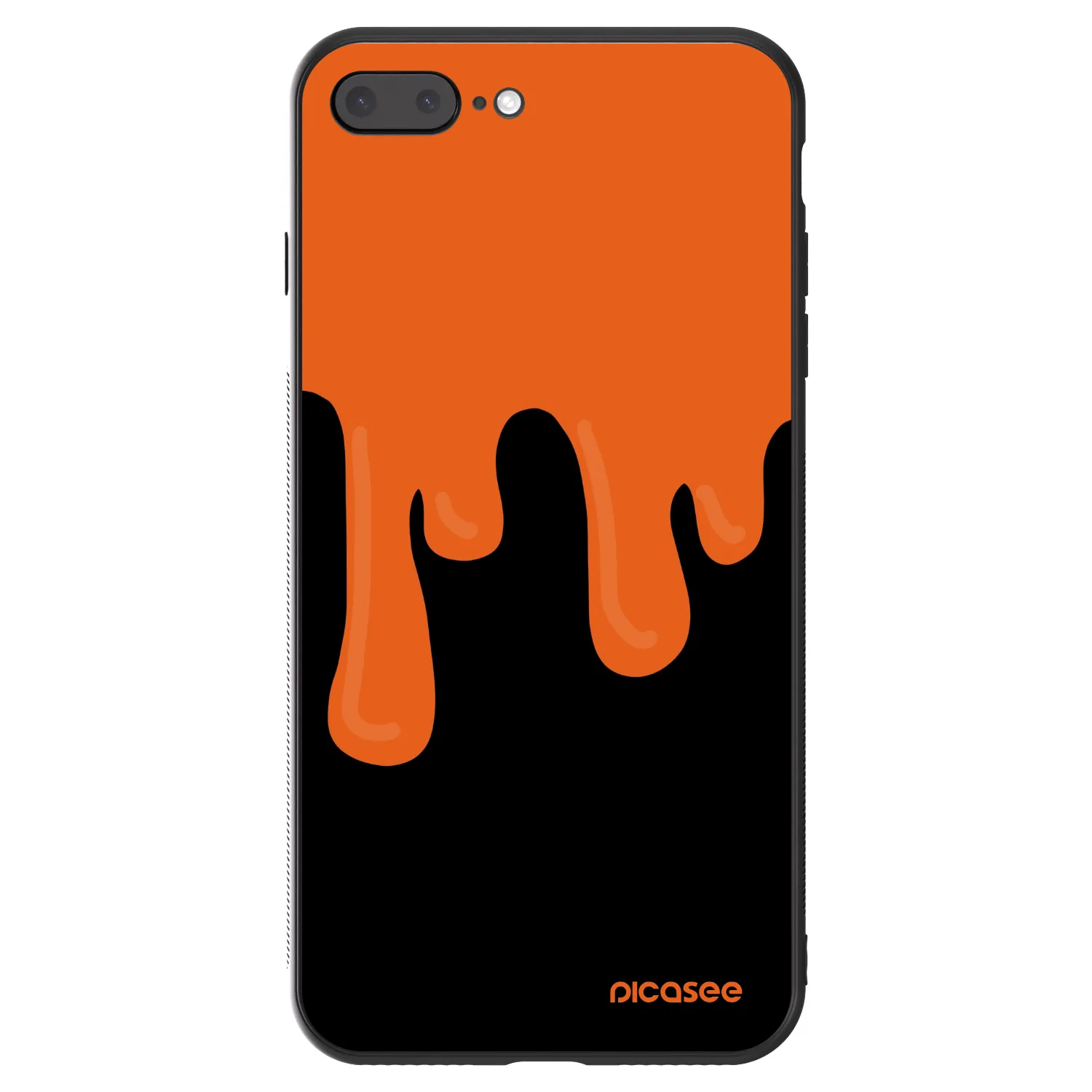 Picasee ULTIMATE CASE für Apple iPhone 7 Plus - Orange spooky