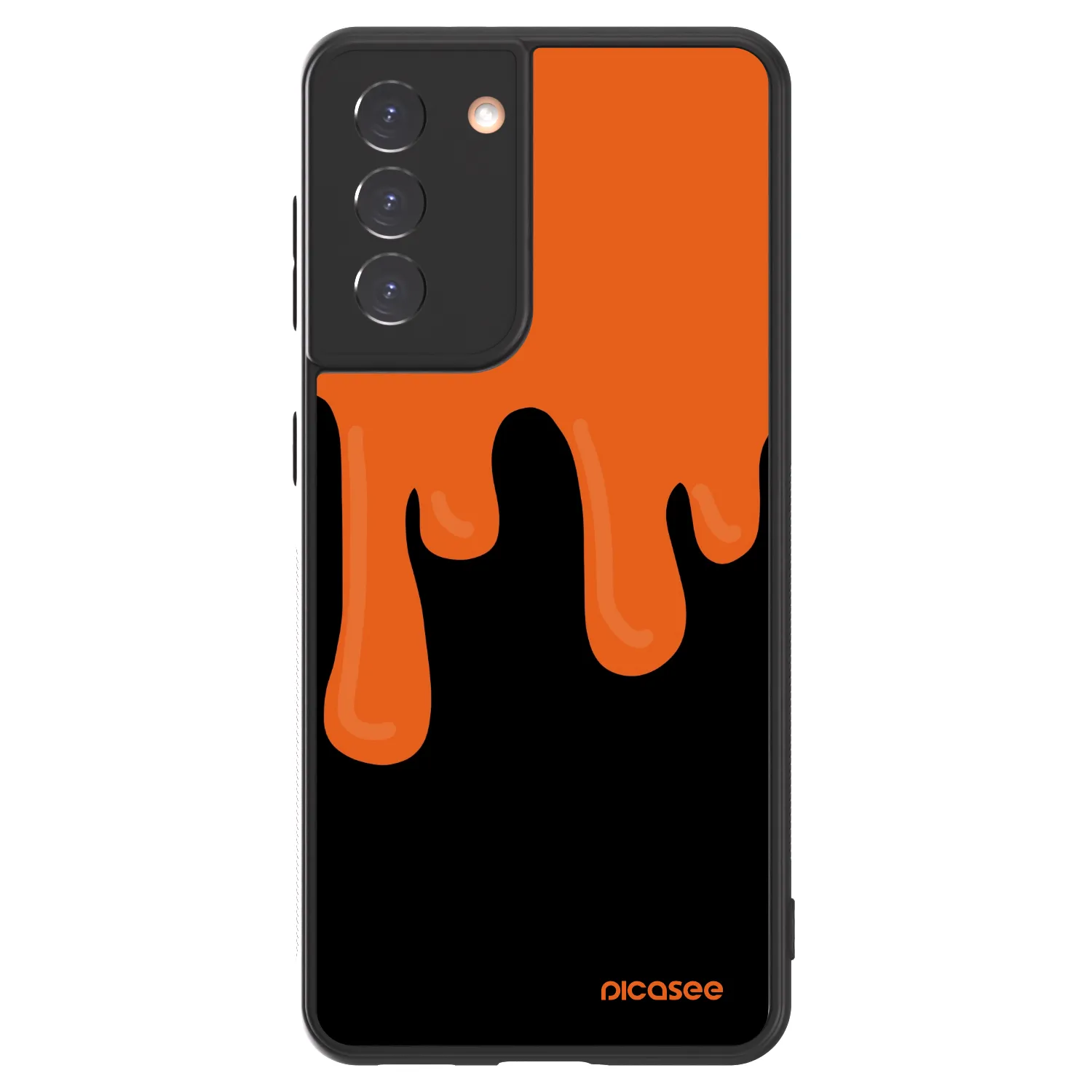 Picasee ULTIMATE CASE für Samsung Galaxy S21 5G G991B - Orange spooky