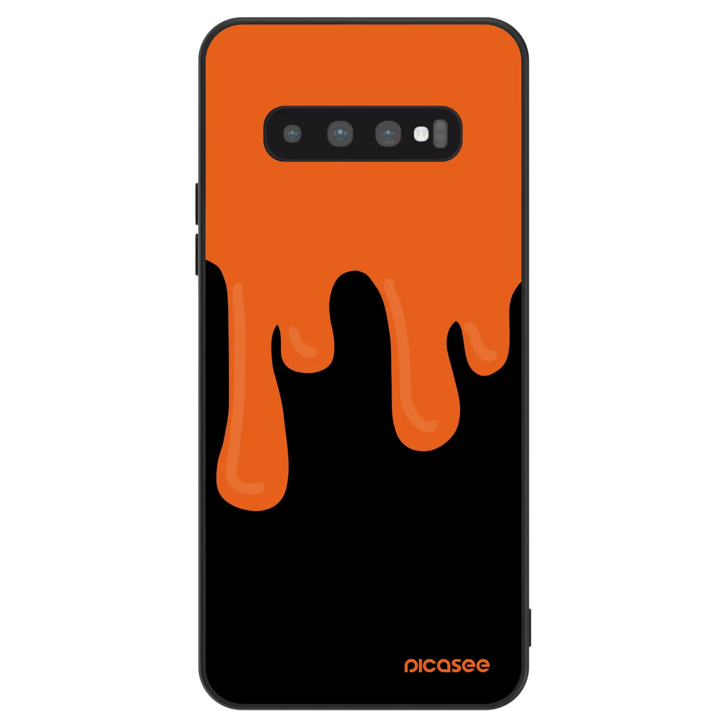 Picasee ULTIMATE CASE für Samsung Galaxy S10 G973 - Orange spooky