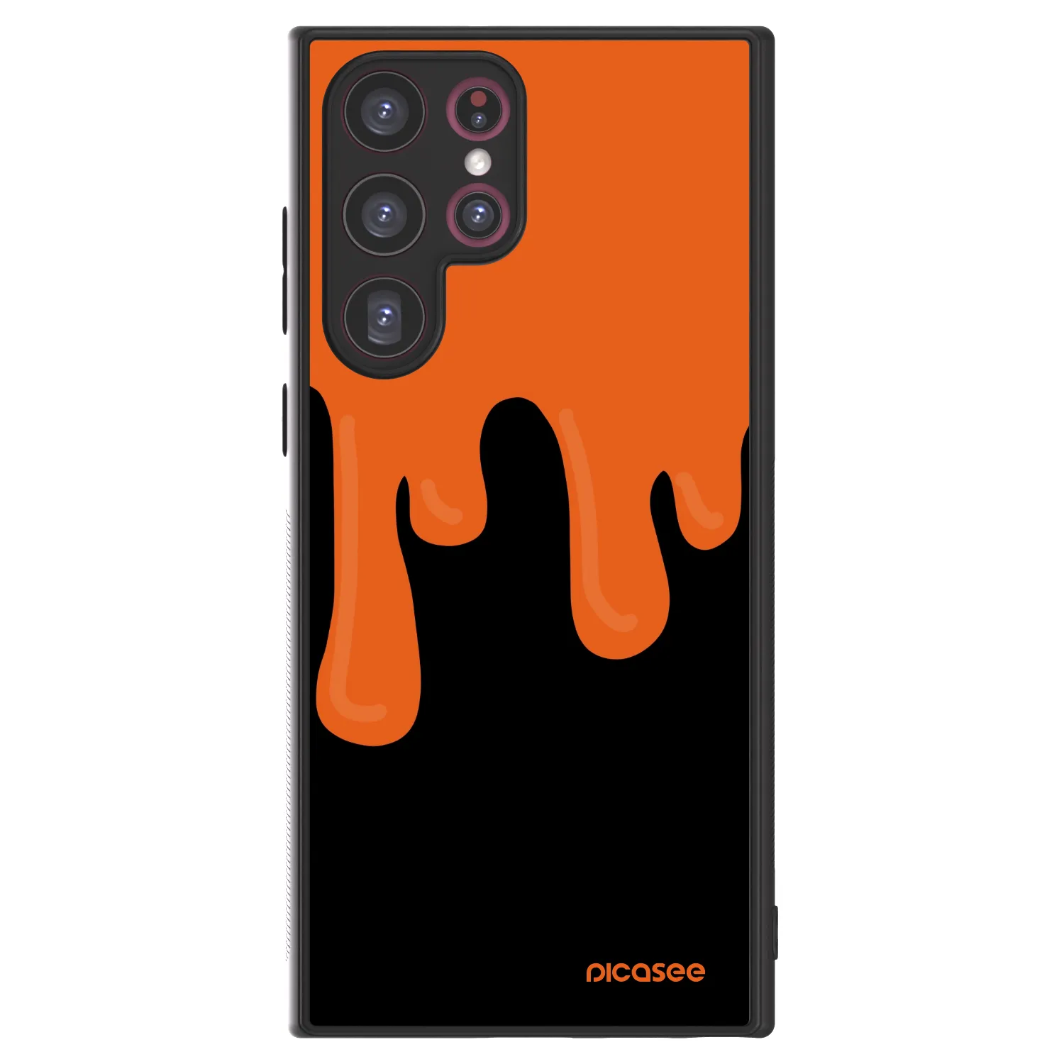 Picasee ULTIMATE CASE für Samsung Galaxy S22 Ultra 5G - Orange spooky