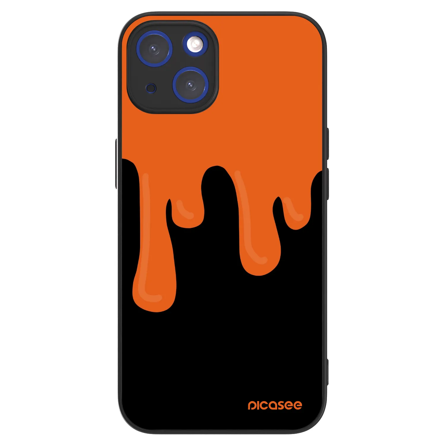 Picasee ULTIMATE CASE für Apple iPhone 14 - Orange spooky