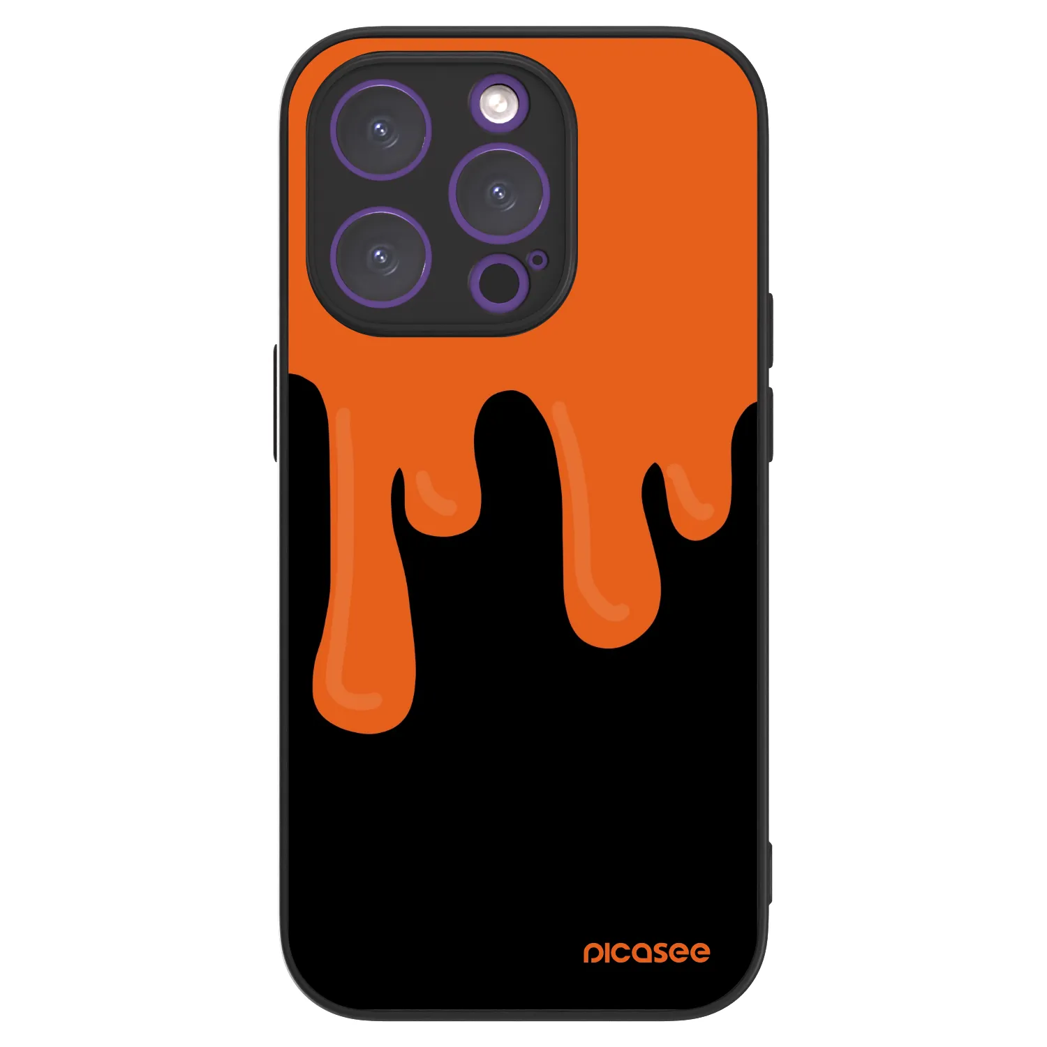 Picasee ULTIMATE CASE für Apple iPhone 14 Pro - Orange spooky