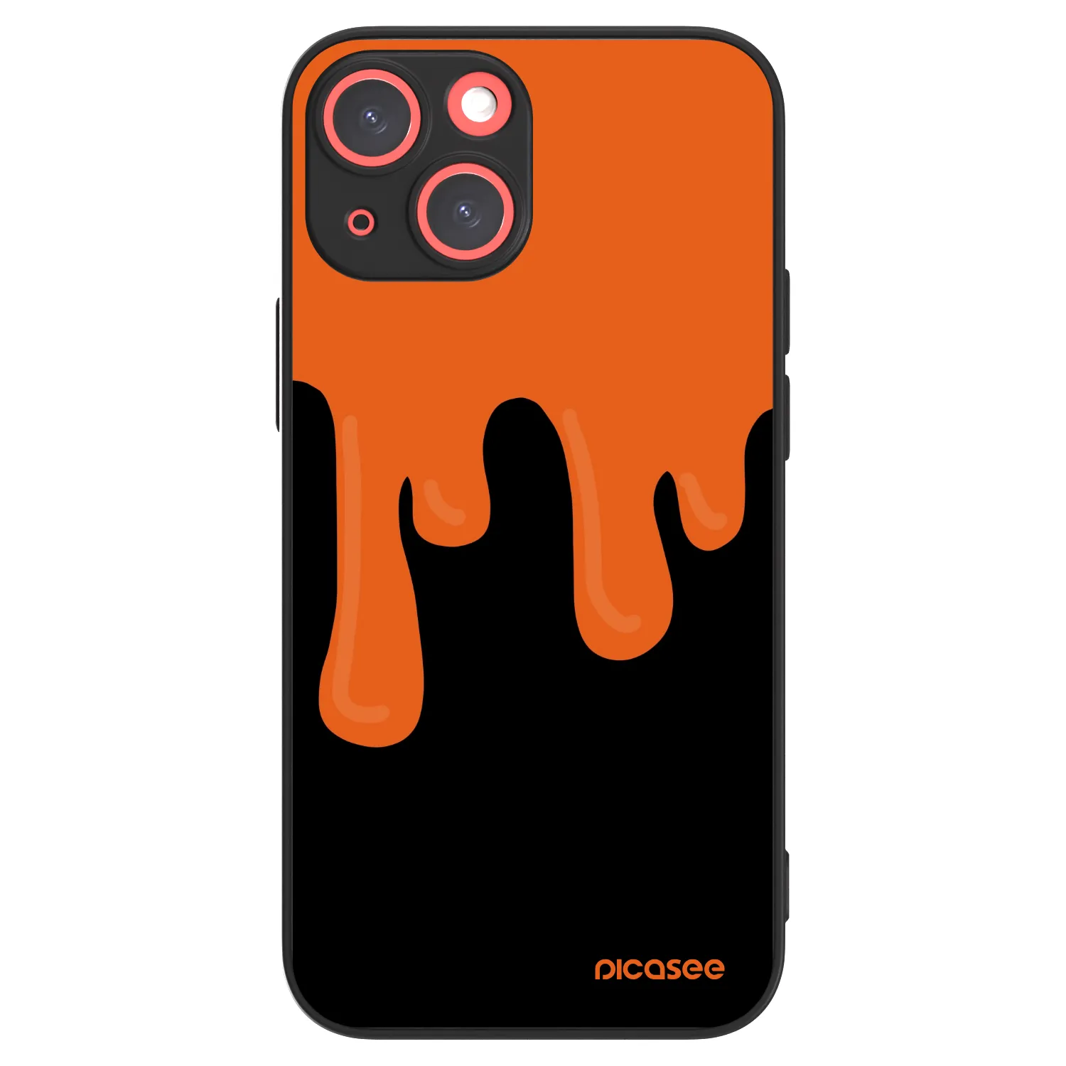 Picasee ULTIMATE CASE MagSafe für Apple iPhone 13 mini - Orange spooky