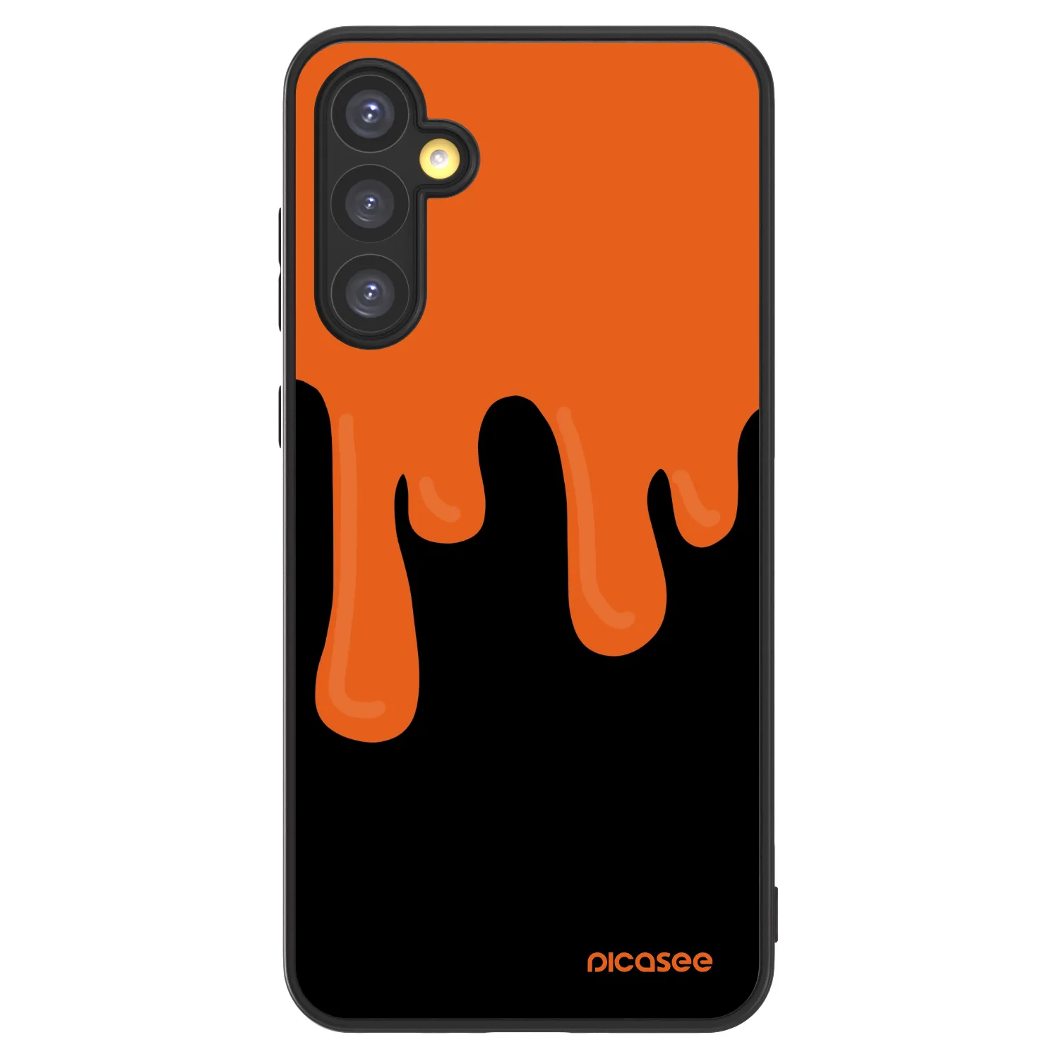 Picasee ULTIMATE CASE für Samsung Galaxy A34 5G A346B - Orange spooky