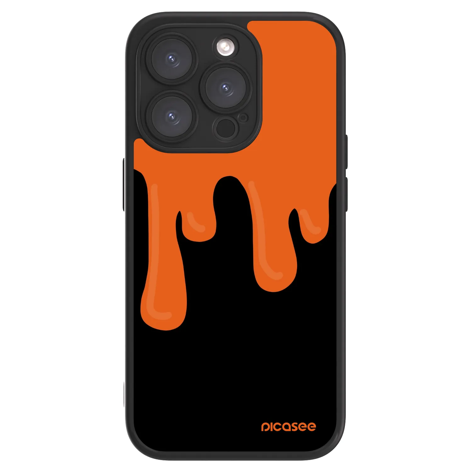 Picasee ULTIMATE CASE für Apple iPhone 15 Pro - Orange spooky