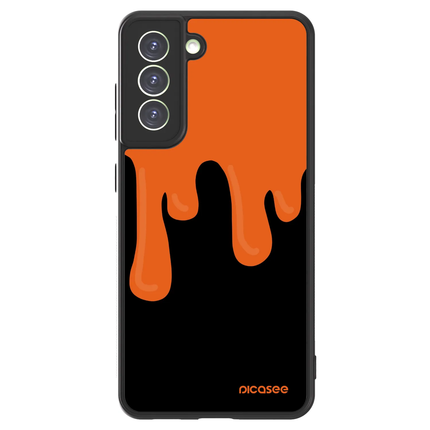 Picasee ULTIMATE CASE PowerShare für Samsung Galaxy S21 FE 5G - Orange spooky