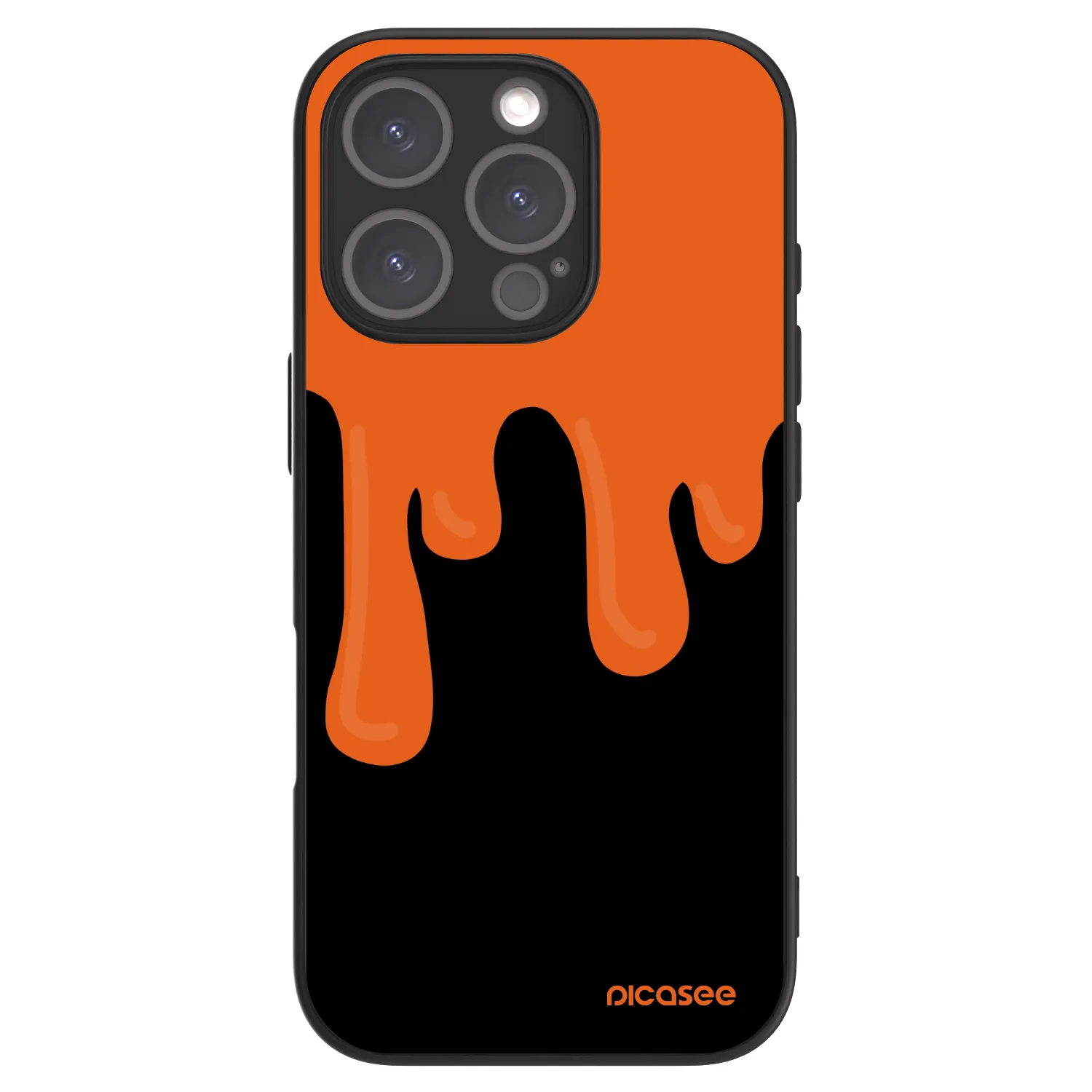 Picasee ULTIMATE CASE MagSafe für Apple iPhone 16 Pro - Orange spooky