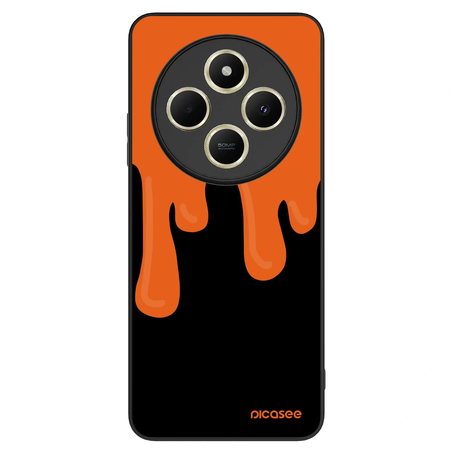 Picasee ULTIMATE CASE für Xiaomi Redmi 14C - Orange spooky