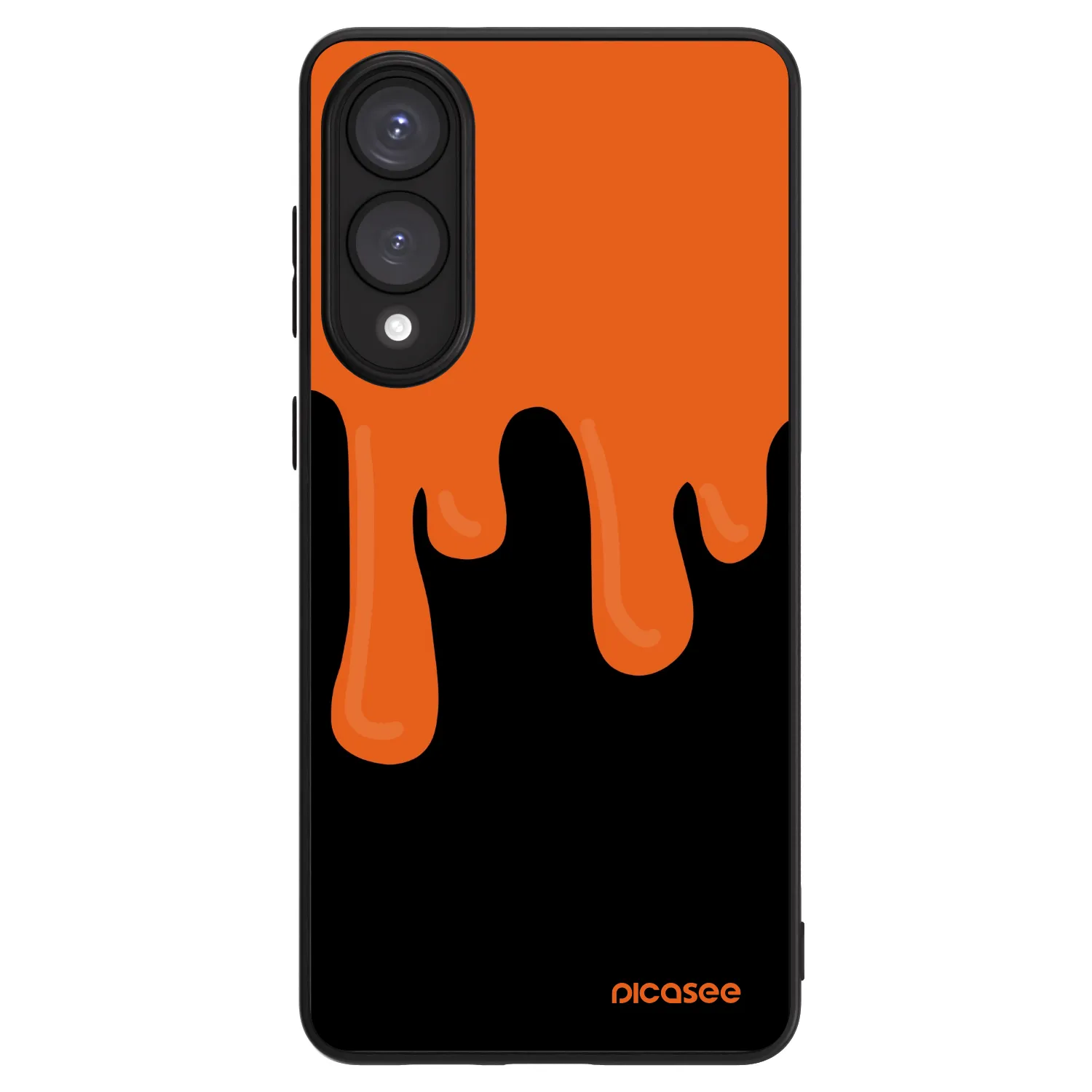 Picasee ULTIMATE CASE für Samsung Galaxy S25 Edge 5G - Orange spooky