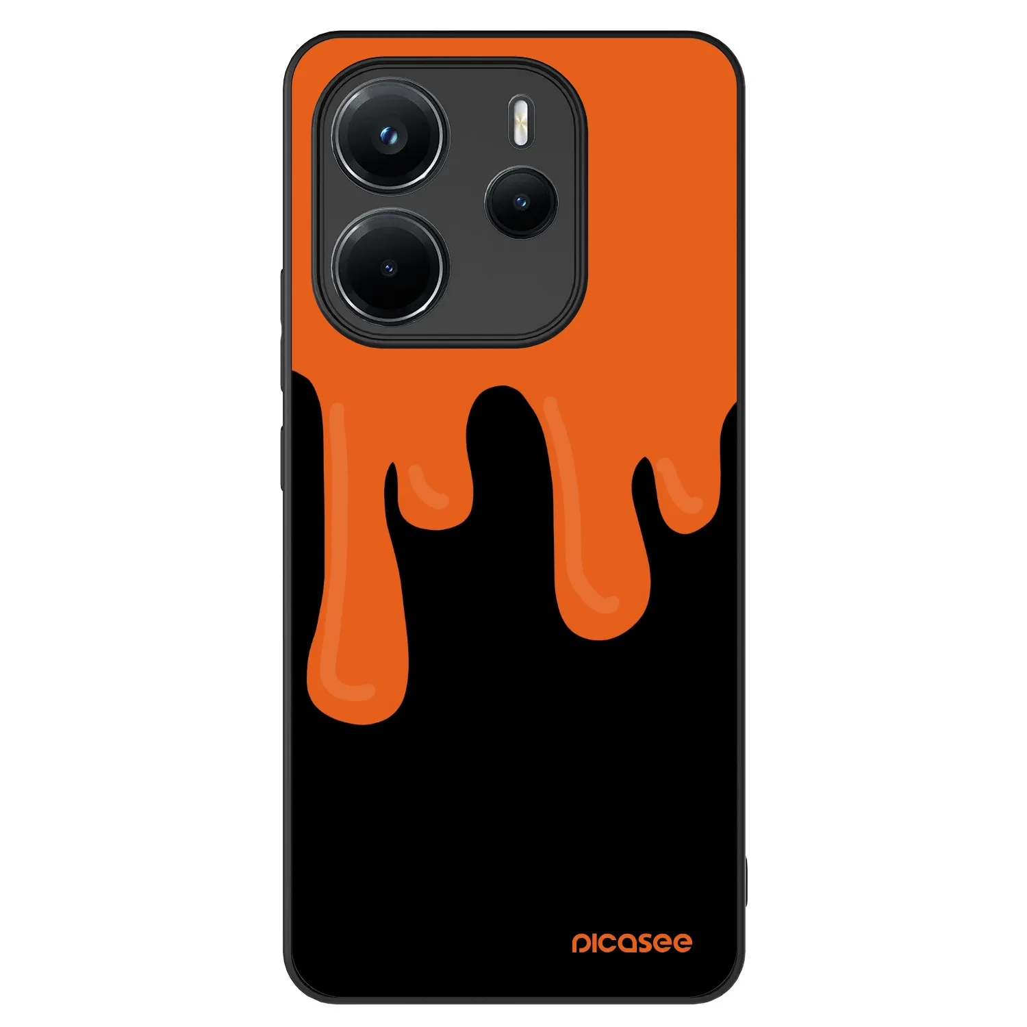 Picasee ULTIMATE CASE für Xiaomi Redmi Note 14 4G - Orange spooky