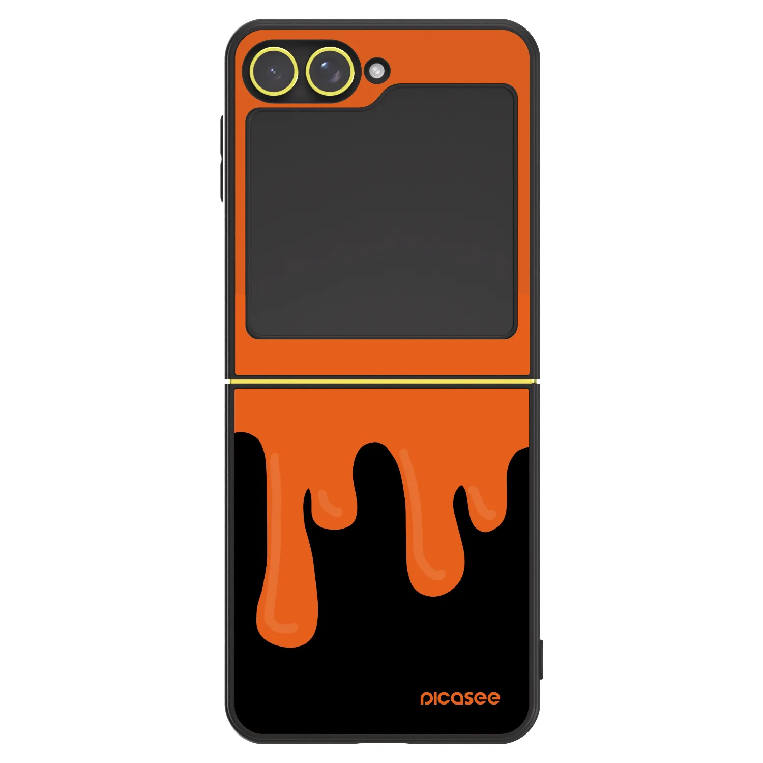 Picasee ULTIMATE CASE für Samsung Galaxy Z Flip5 5G - Orange spooky