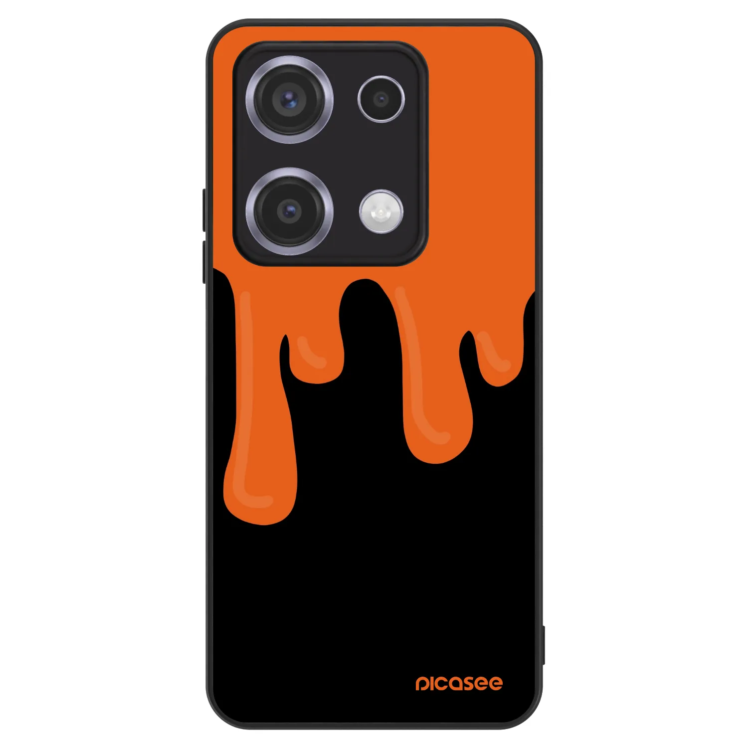 Picasee ULTIMATE CASE für Xiaomi Redmi Note 14S - Orange spooky