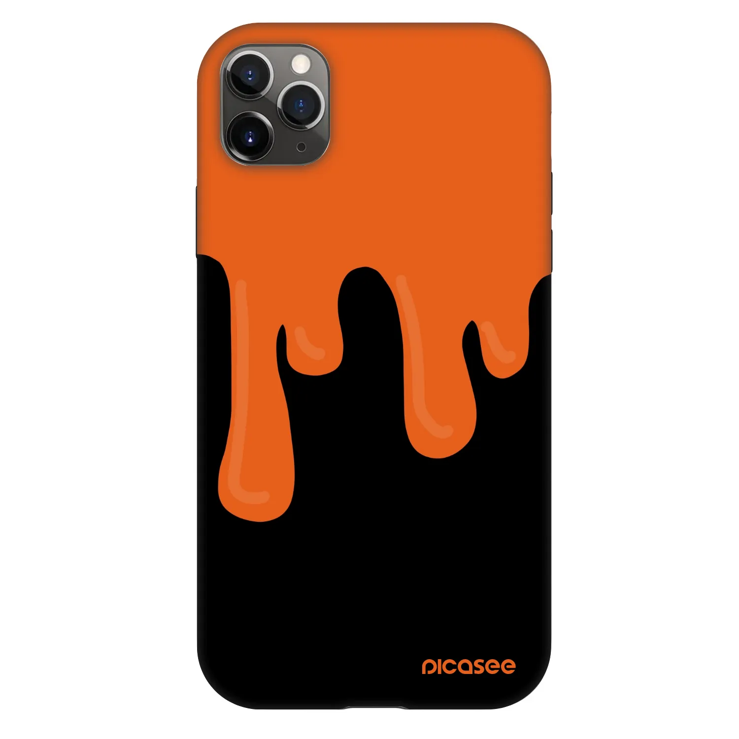 Picasee Fashion Case für Apple iPhone 11 Pro Max - Orange spooky