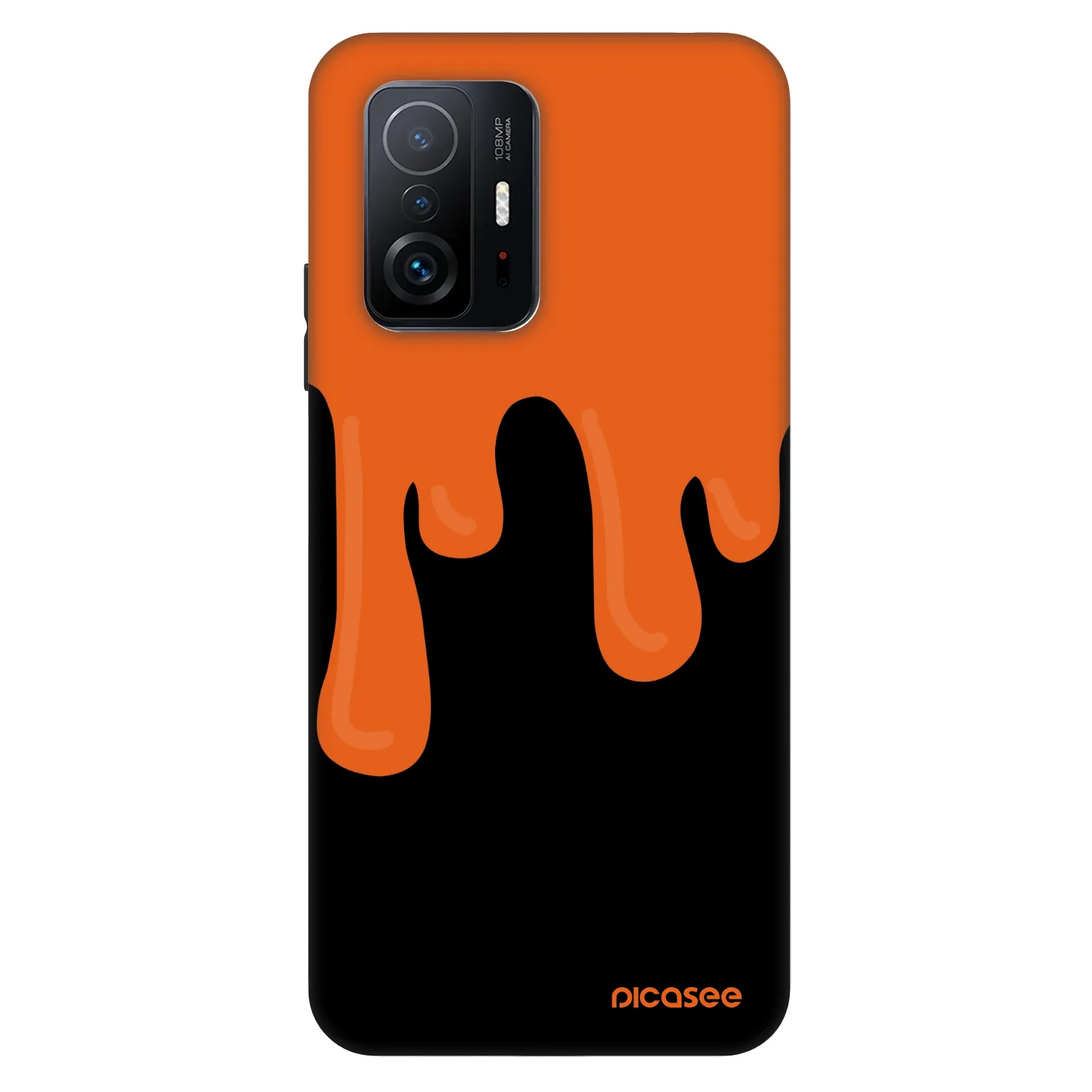 Picasee Fashion Case für Xiaomi 11T Pro - Orange spooky