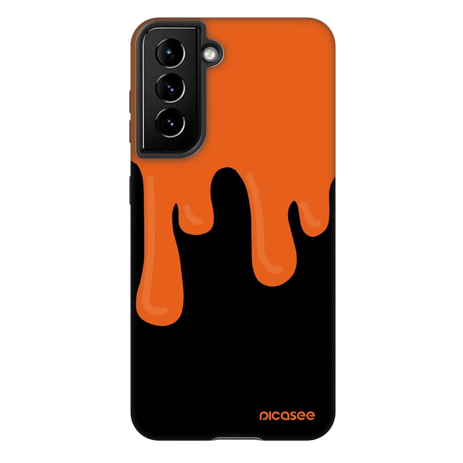 Picasee Fashion Case für Samsung Galaxy S22 5G - Orange spooky