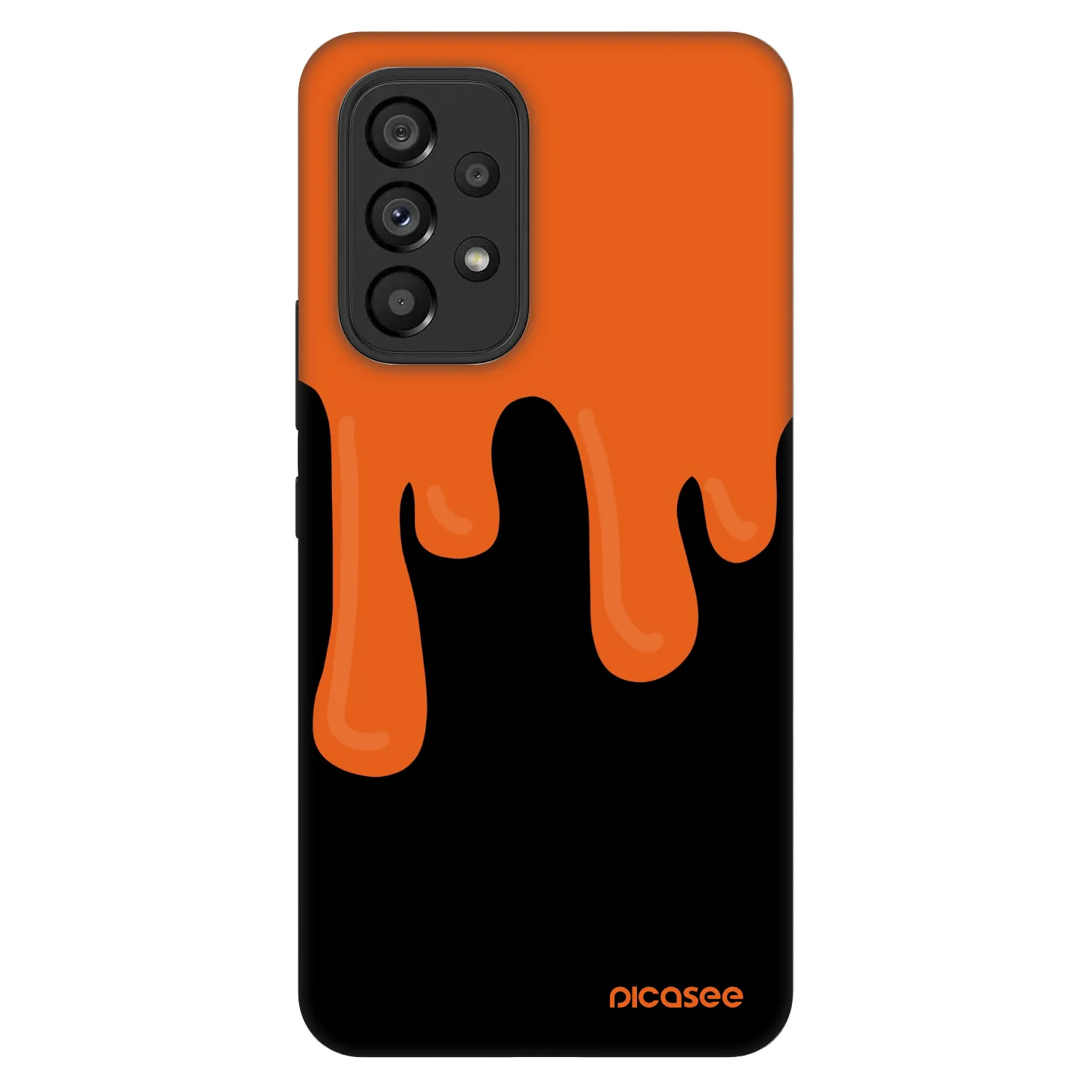 Picasee Fashion Case für Samsung Galaxy A53 5G A536 - Orange spooky