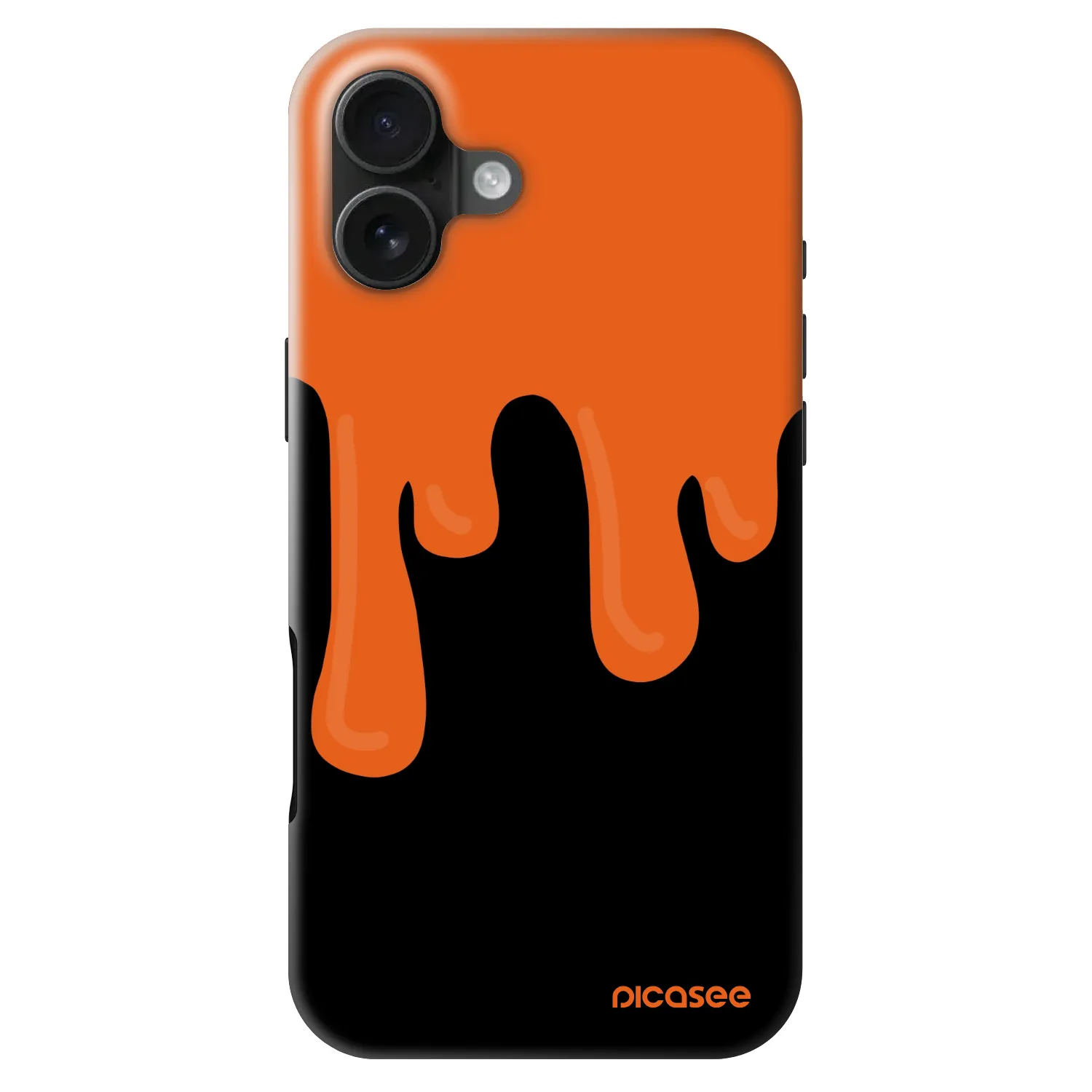 Picasee Fashion Case MagSafe für Apple iPhone 16 Plus - Orange spooky