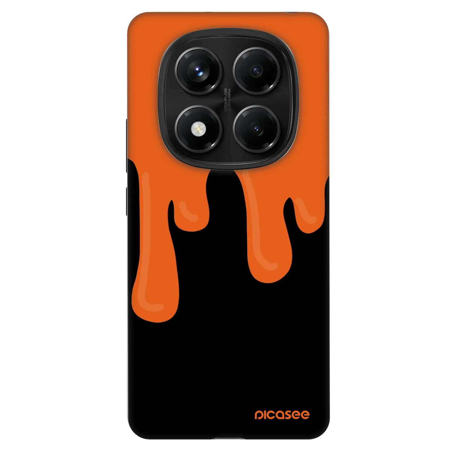 Picasee Fashion Case für Xiaomi Redmi Note 14 Pro 4G - Orange spooky