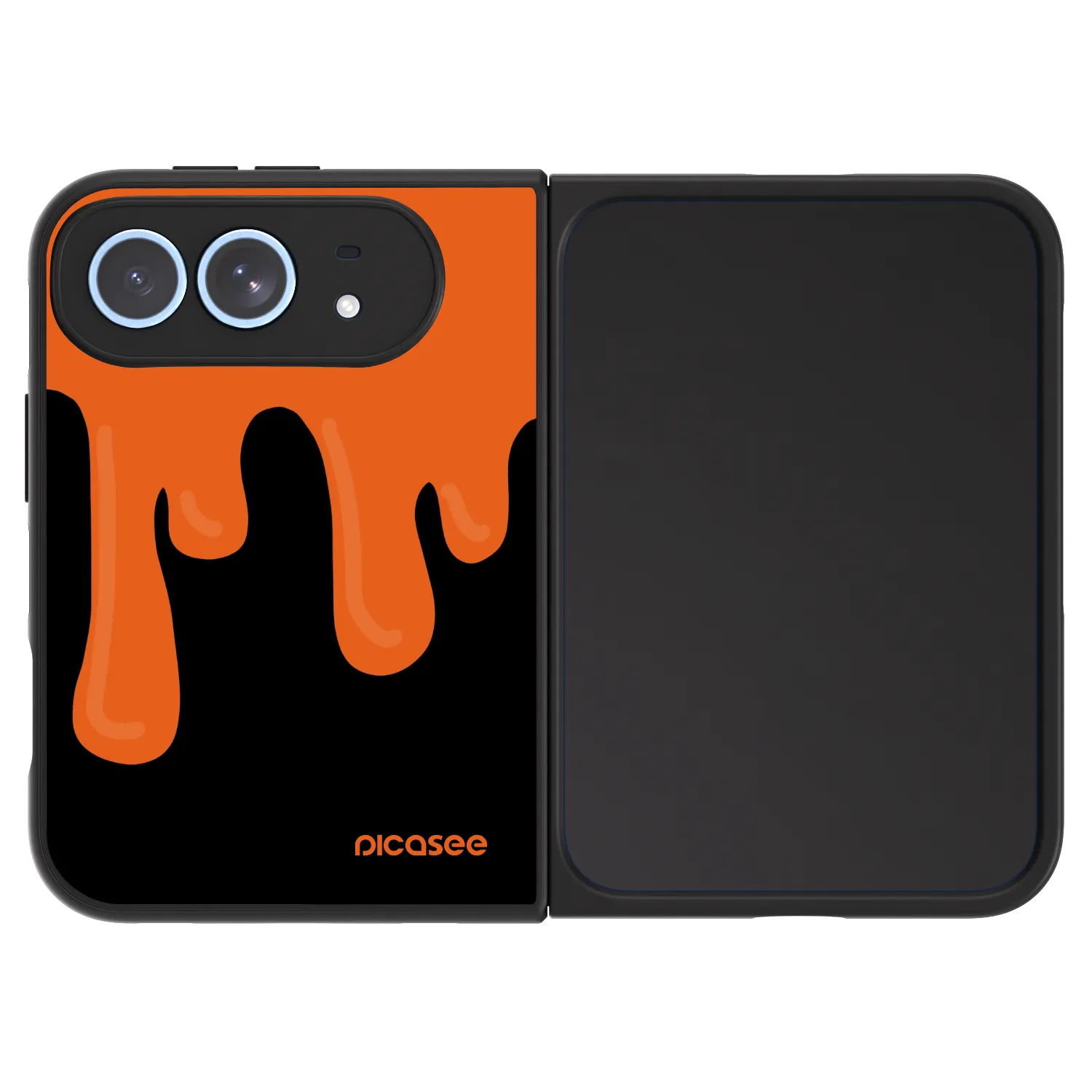 Picasee ULTIMATE CASE MagSafe für Apple iPhone Duo - Orange spooky