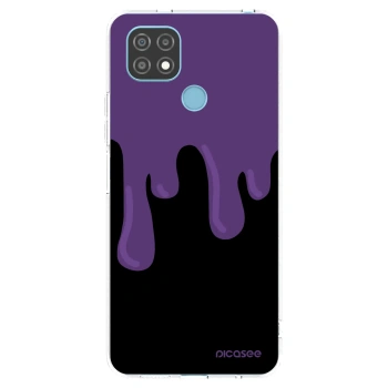 Picasee Realme C21 Hülle - Transparentes Silikon - Purple spooky