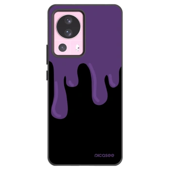 Picasee Xiaomi 13 Lite Hülle - Schwarzes Silikon - Purple spooky