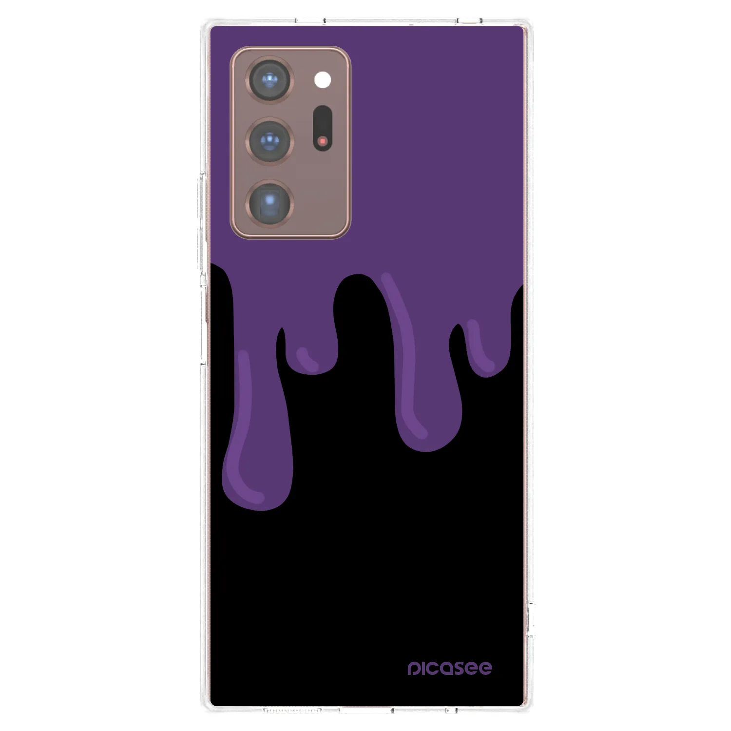 Picasee Samsung Galaxy Note 20 Ultra Hülle - Transparentes Silikon - Purple spooky