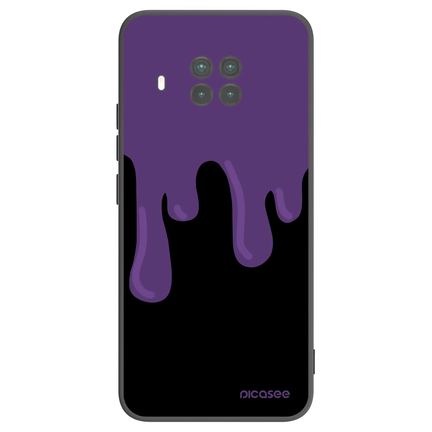Picasee Xiaomi Mi 10T Lite Hülle - Schwarzes Silikon - Purple spooky