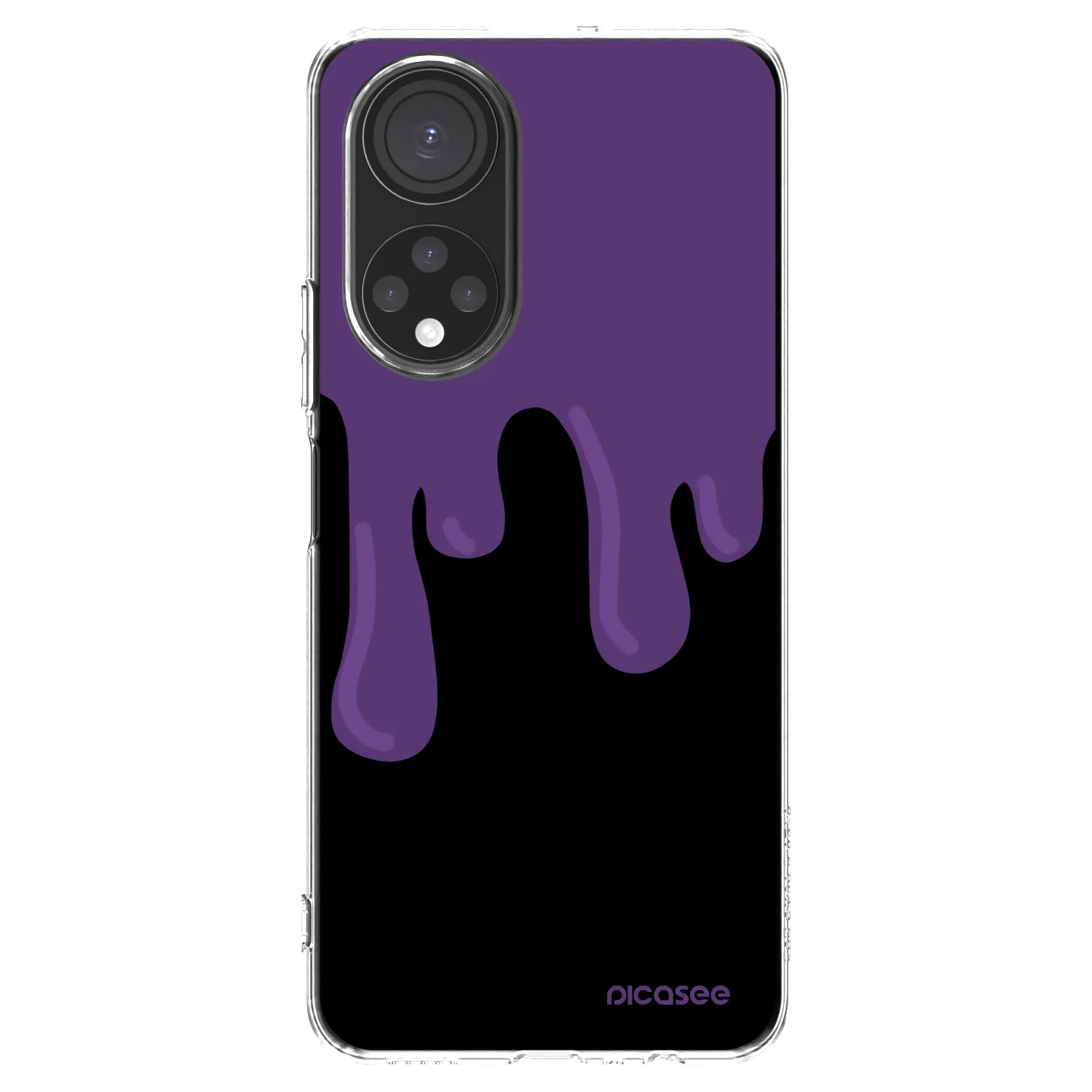 Picasee Honor X7 Hülle - Transparentes Silikon - Purple spooky