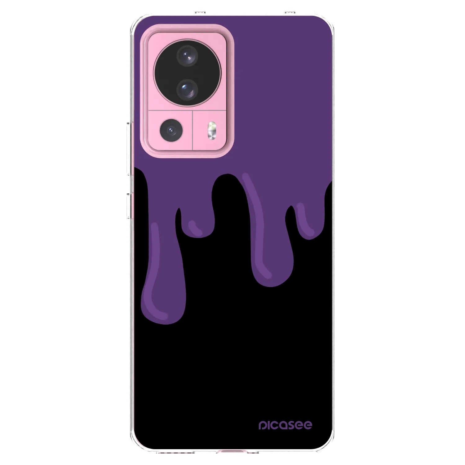 Picasee Xiaomi 13 Lite Hülle - Transparentes Silikon - Purple spooky