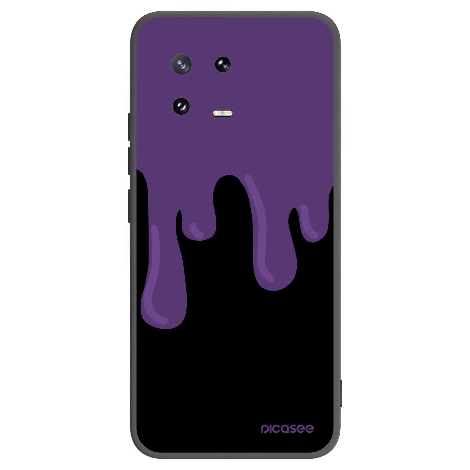 Picasee Xiaomi 13 Pro Hülle - Schwarzes Silikon - Purple spooky