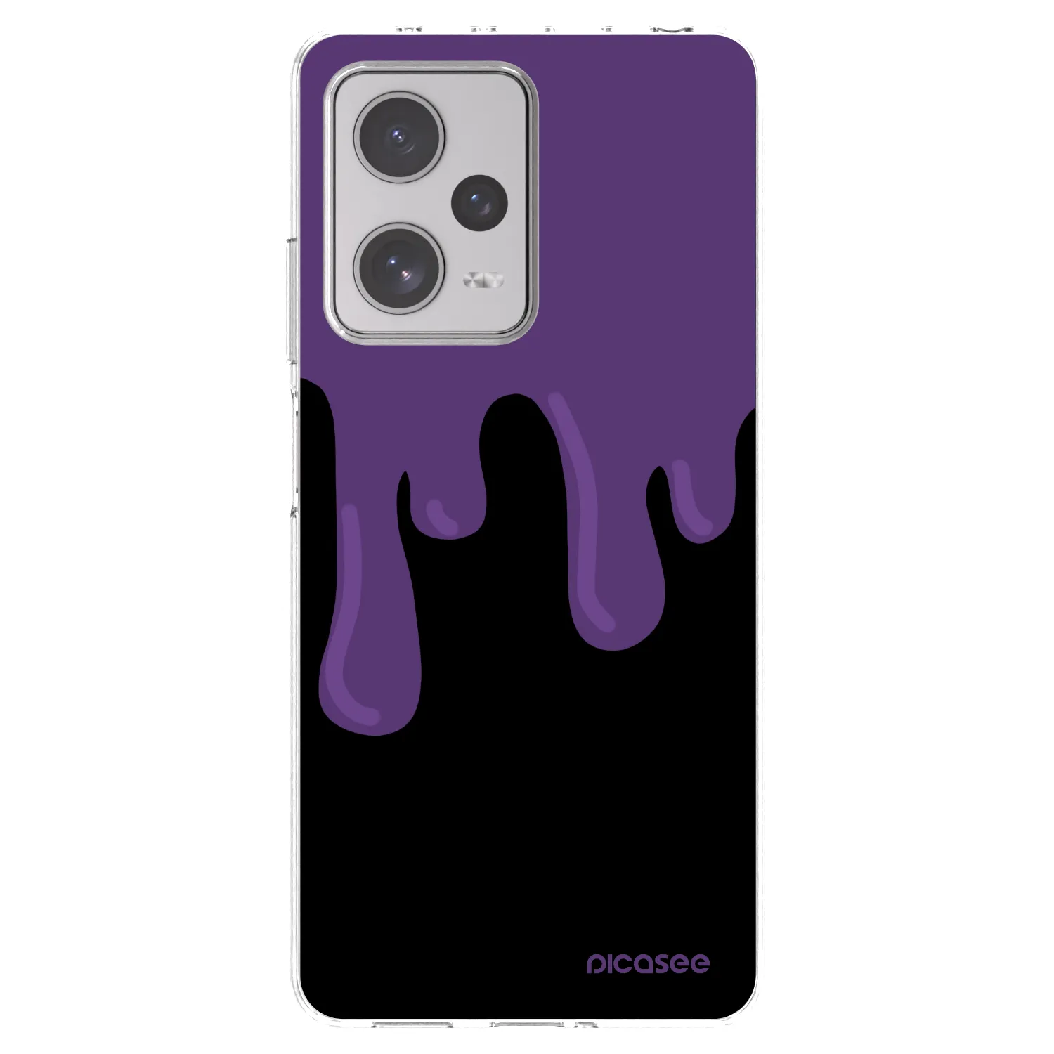 Picasee Xiaomi Redmi Note 12 Pro+ 5G Hülle - Transparentes Silikon - Purple spooky