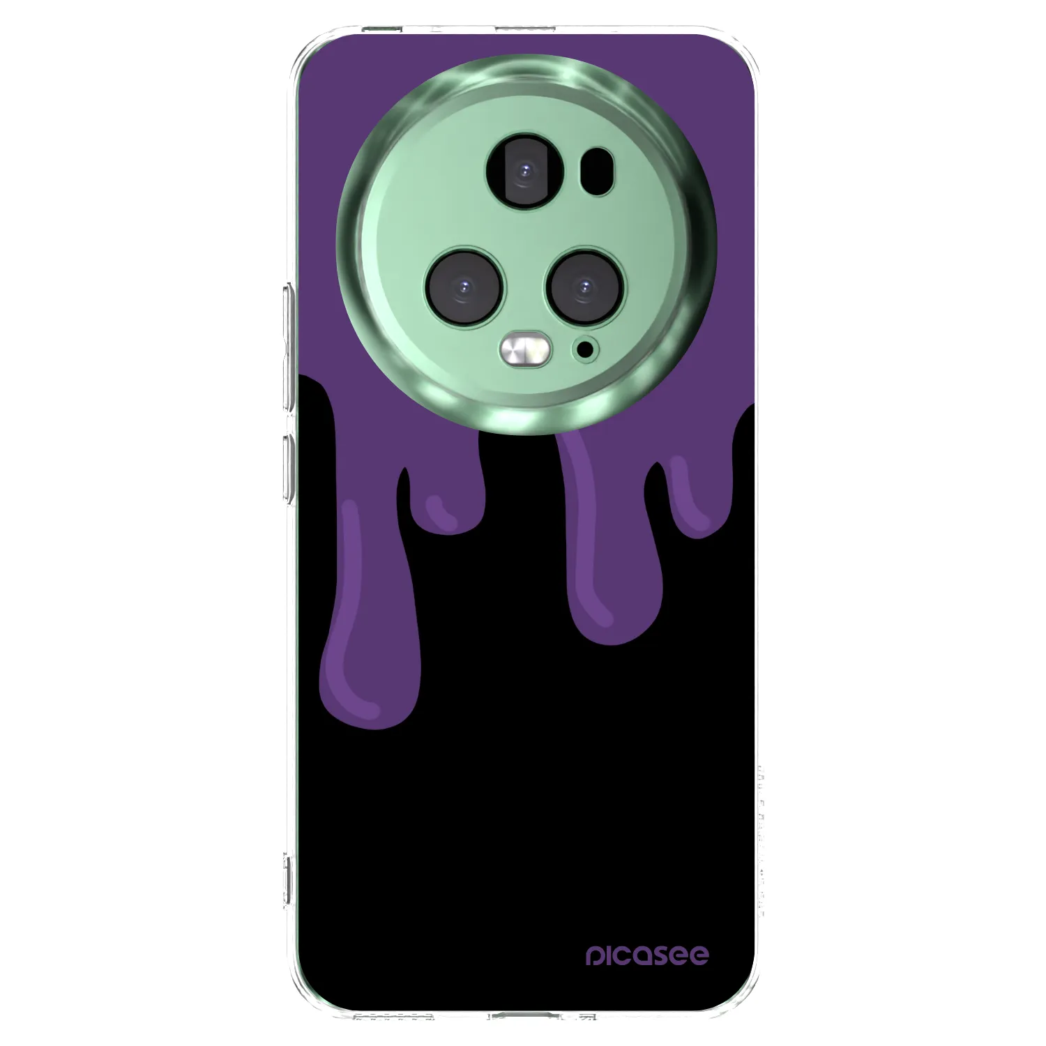 Picasee Honor Magic5 Pro Hülle - Transparentes Silikon - Purple spooky