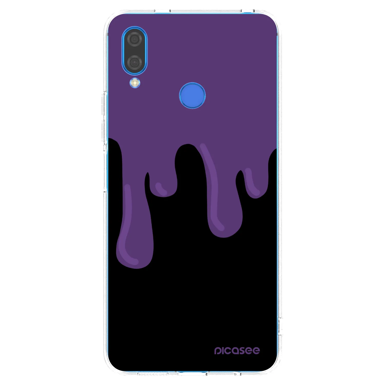 Picasee Huawei Nova 3i Hülle - Transparentes Silikon - Purple spooky