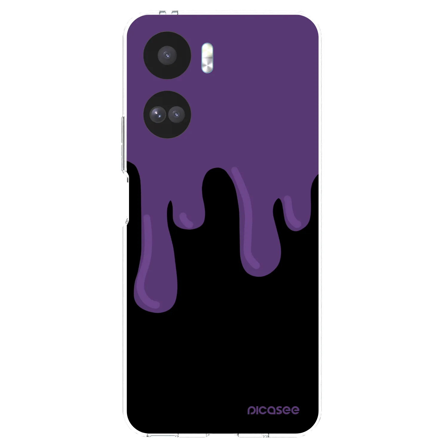 Picasee Honor 90 Lite 5G Hülle - Transparentes Silikon - Purple spooky