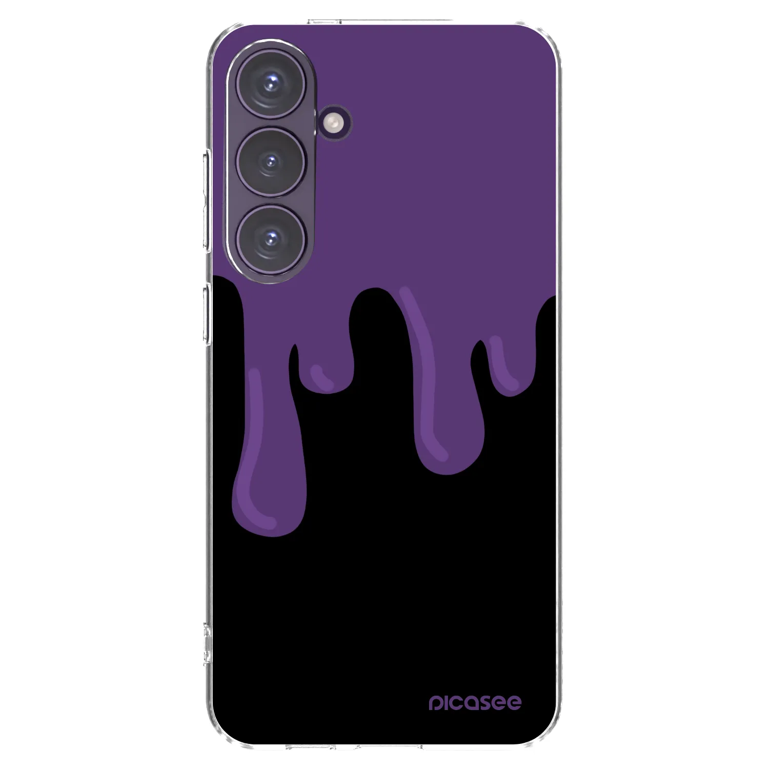 Picasee Samsung Galaxy S24+ S926B 5G Hülle - Transparentes Silikon - Purple spooky